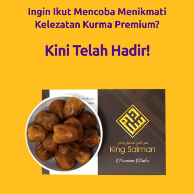 

Kurma Madu King Salman