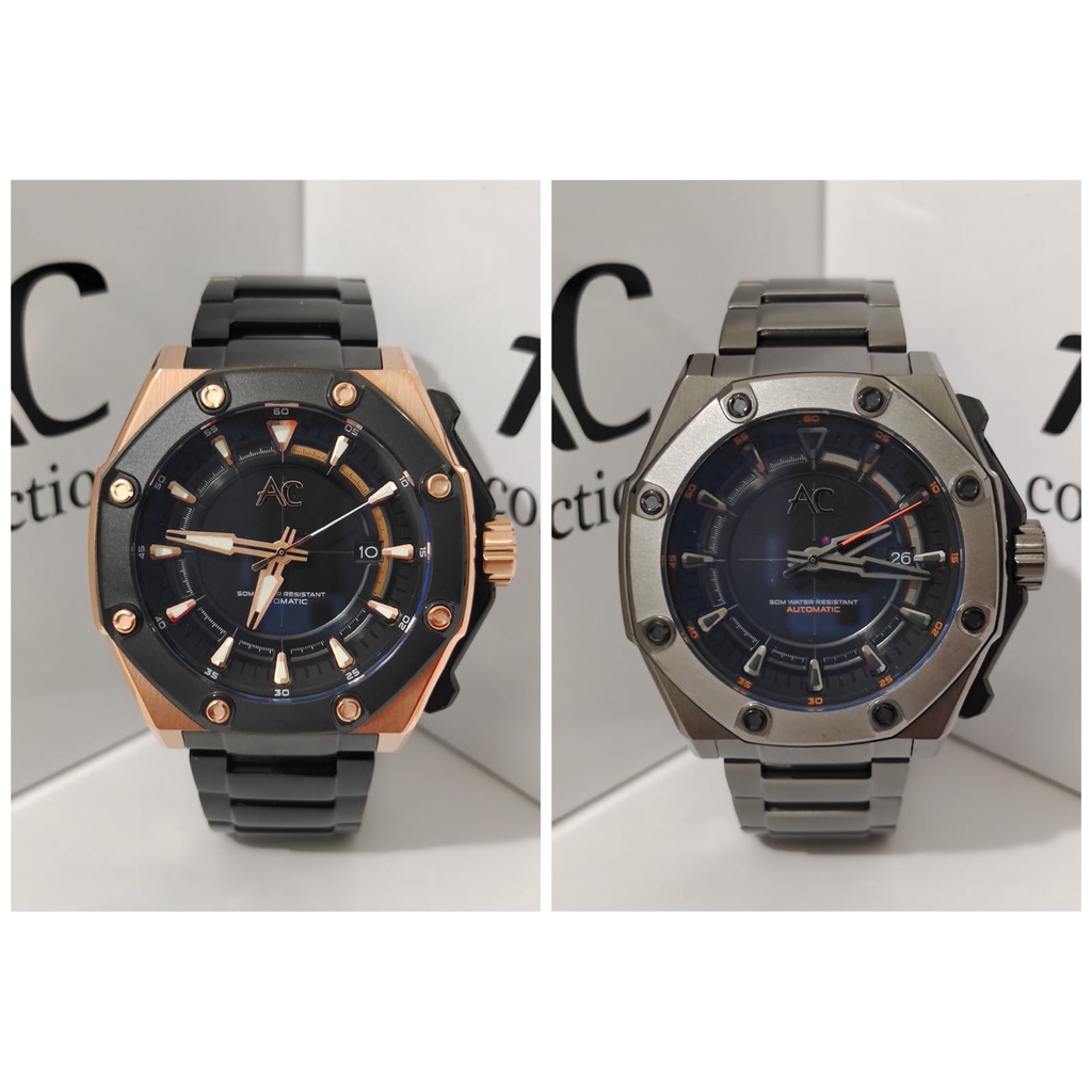 Jam Pria Alexandre Christie AC9601 AC 9601 Stainless Automatic Original Garansi Resmi Alexander Chri