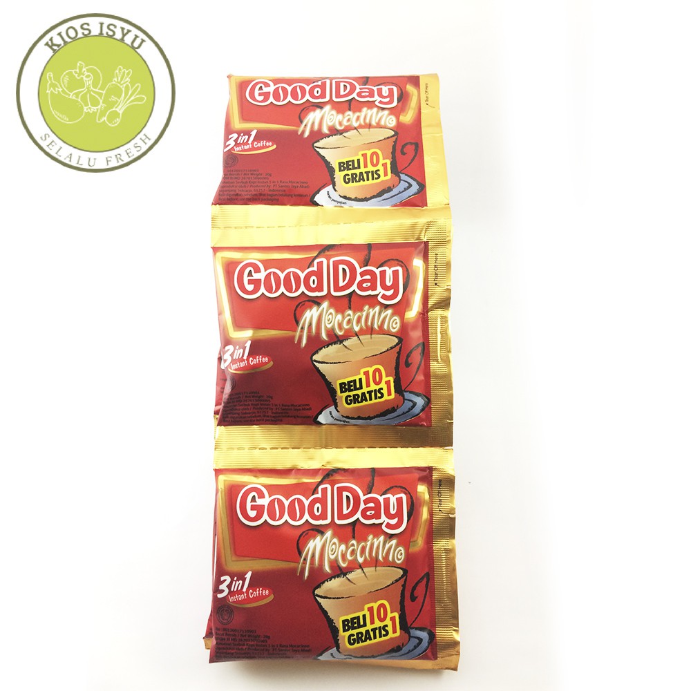 

Kopi Good Day Mocacino Isi 10pcs