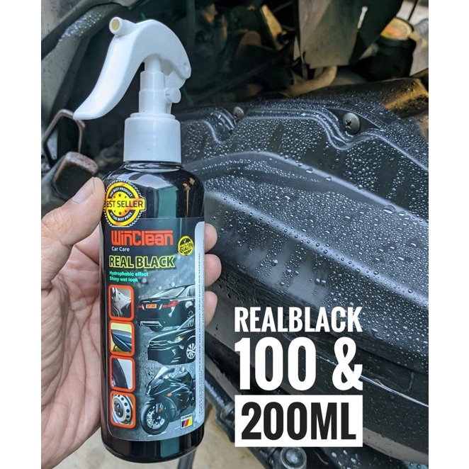 Penghitam Kendaraan Terbaru_WinClean Real Black 200 ML