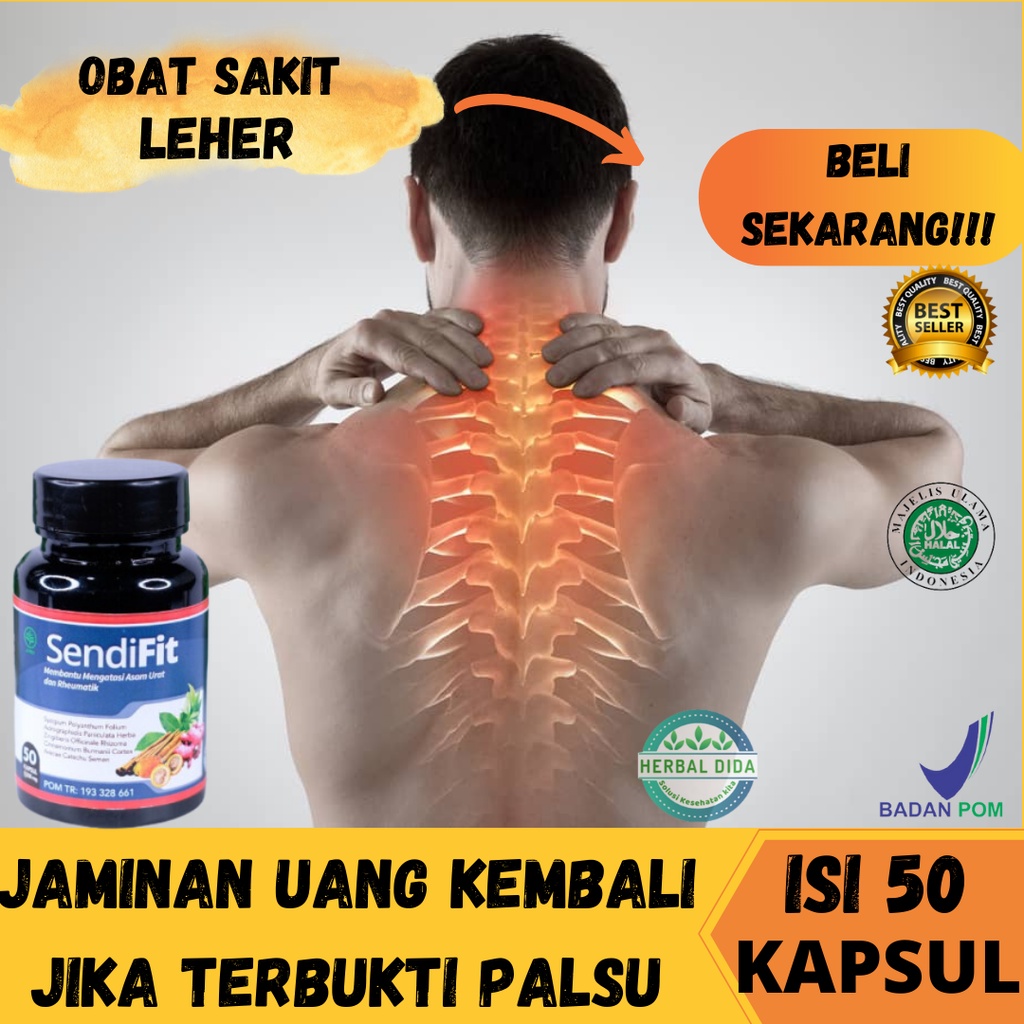 SENDIFIT 100% ORIGINAL BPOM, Obat Tengeng Leher, Obat Nyeri Leher, Obat Nyeri Otot leher, Obat Leher