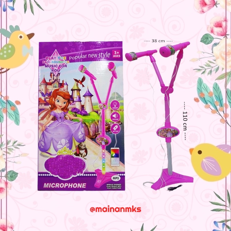 MICROPHONE DOUBLE MIC SOFIA AVENGERS