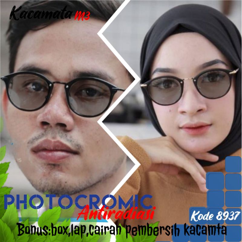 kacamata lensa photocromic antiradiasi boleh pilih yang blueray bisa normal minus plus cilinder tergantung permintaan sampai minus 5 cyl 2 harga masih sama tulis saja pesanan kaka di catatan saat order free box lap cairan pembersih kode 8937 size58-17-134