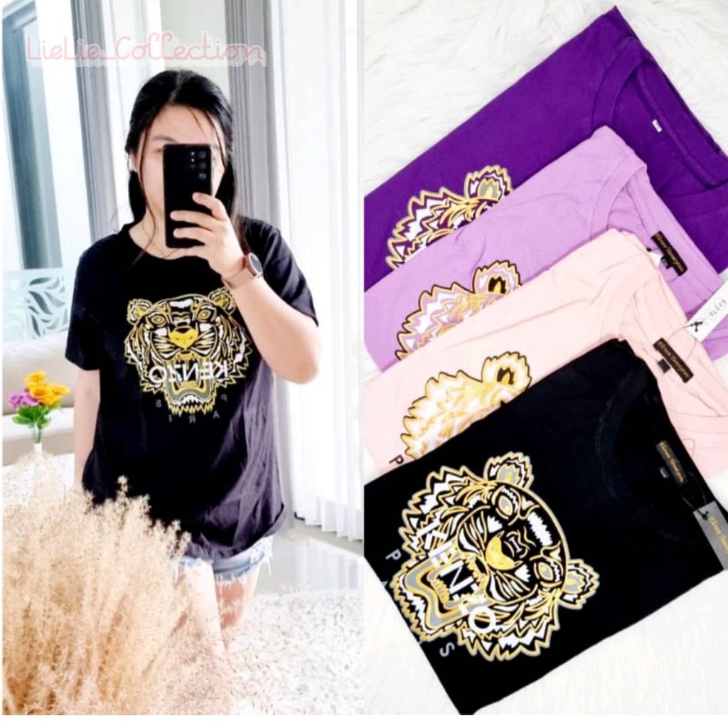 KAOS WANITA IMPORT / KAOS WANITA BAHAN KATUN SIZE XL