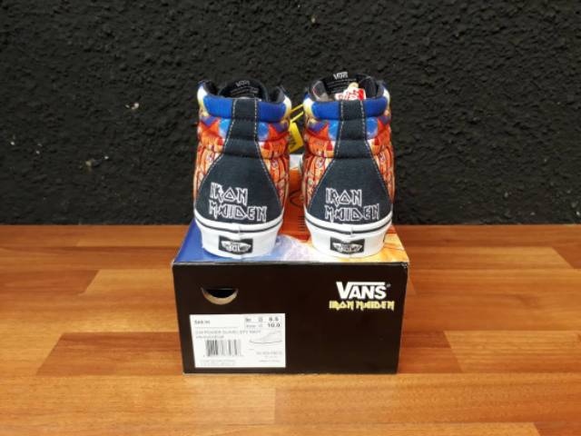 VANS SK8 HI IRON MAIDEN POWER SLAVE STV NAVY PREMIUM BNIB MADE IN CHINA Waffle ICC  40/41/42/43/44