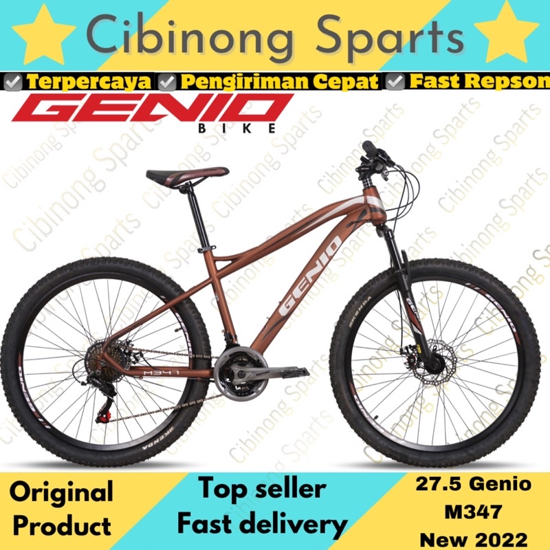 [EKA JAAYA SEPEDA] Sepeda Gunung MTB 27.5 Genio M345 M346 M347 24Speeds Cakram New Original