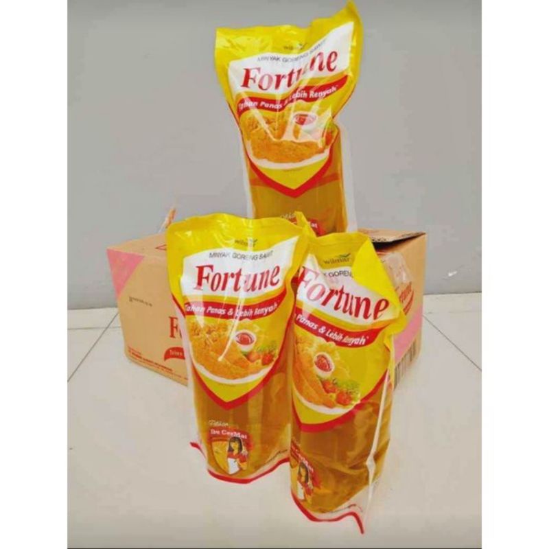 

MINYAK GORENG FORTUNE PAKET 1 LITER MURAH/KEBUTUHAN MEMASAK/MAKANAN
