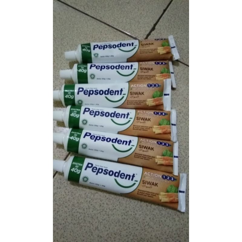 sale!!!Pepsodent action123 nature essentials siwak dan Charcoal 150+25gr