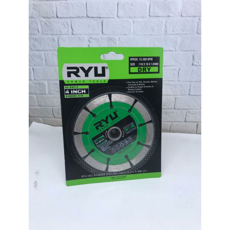RYU Diamond Wheel / Mata Potong - Pisau Potong Keramik Granit RYU