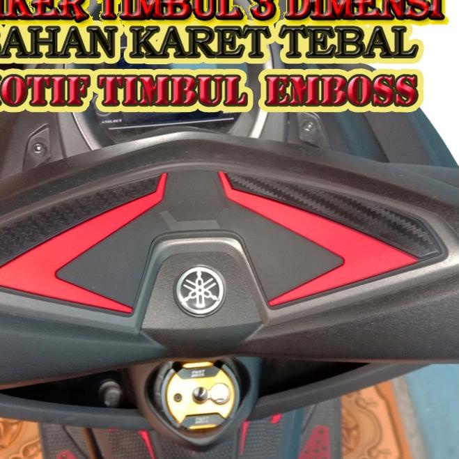 ✽ NMAX OLD 2015-2019 Cover Stang Aksesoris Stiker Decal Variasi Modifikasi Motor Bahan Karet Tebal, 
