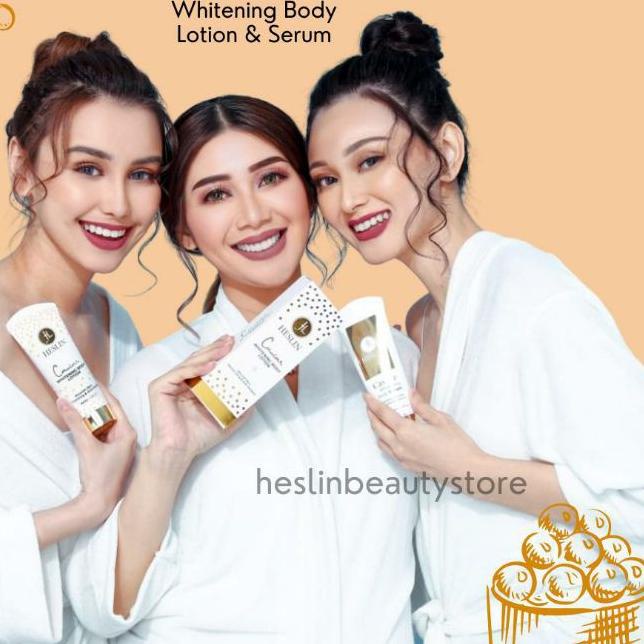 ✶ Whitening Body Lotion dan Serum Heslin Beauty/Heslin Body Lotion/Lotion Heslin ❈