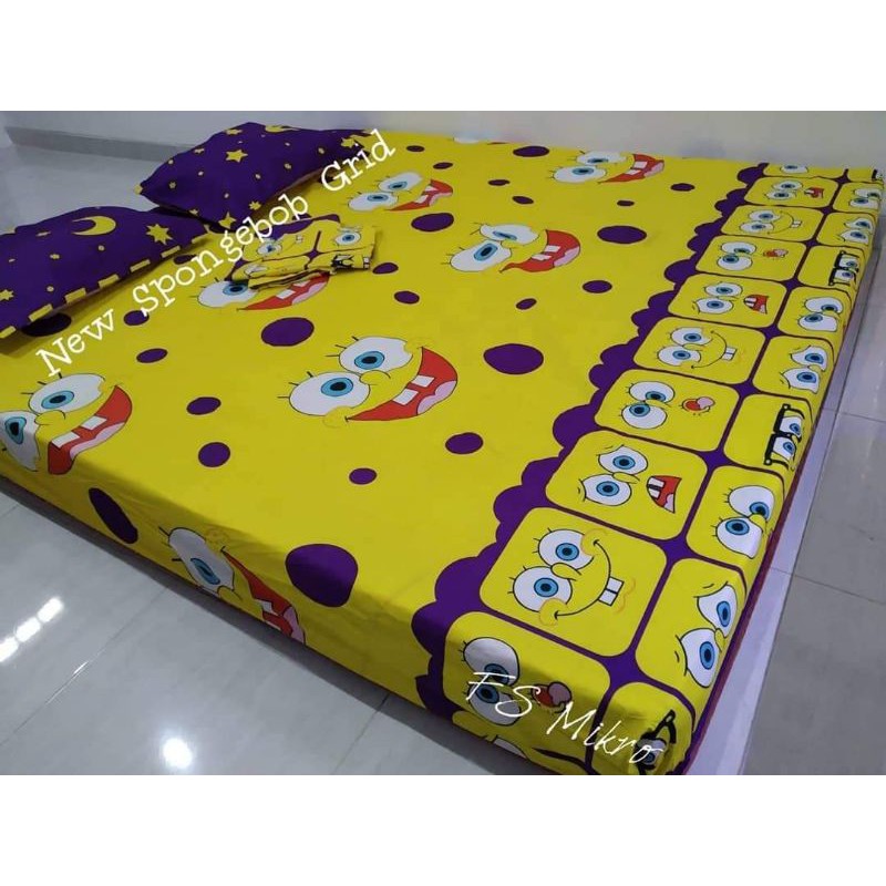 Sprei Kartun doraemon star spongebob HK