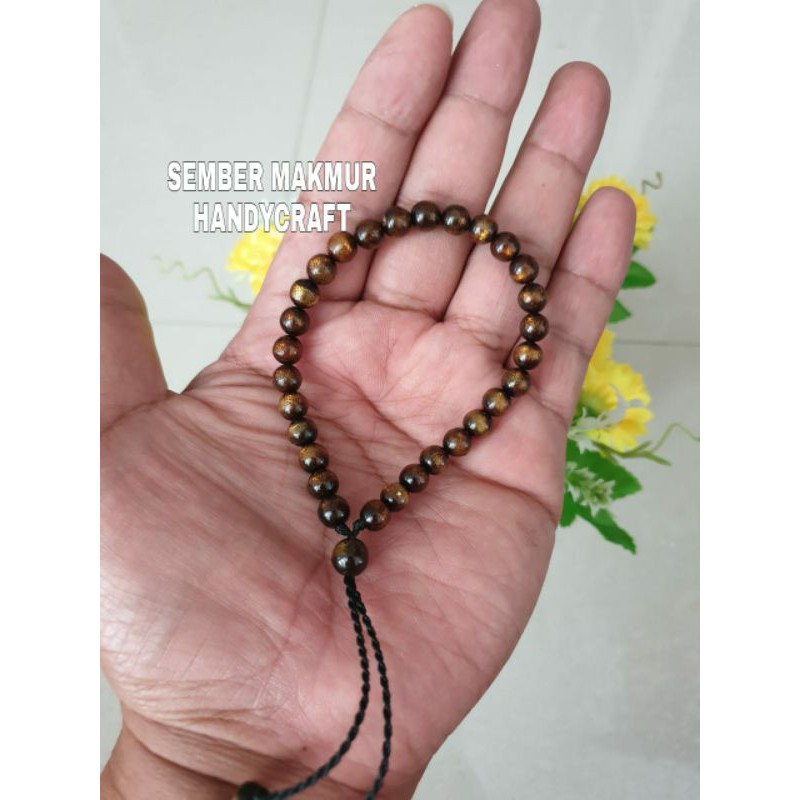 GELANG TASBIH AKAR BAHAR TALI ARUS MERAH/GELANG KESEHATAN/GELANG COUPLE