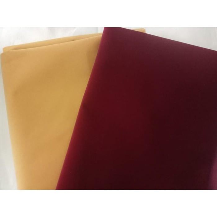 Jual KAIN BLUDRU ( CREAM, MAROON ) - MAROON Limited