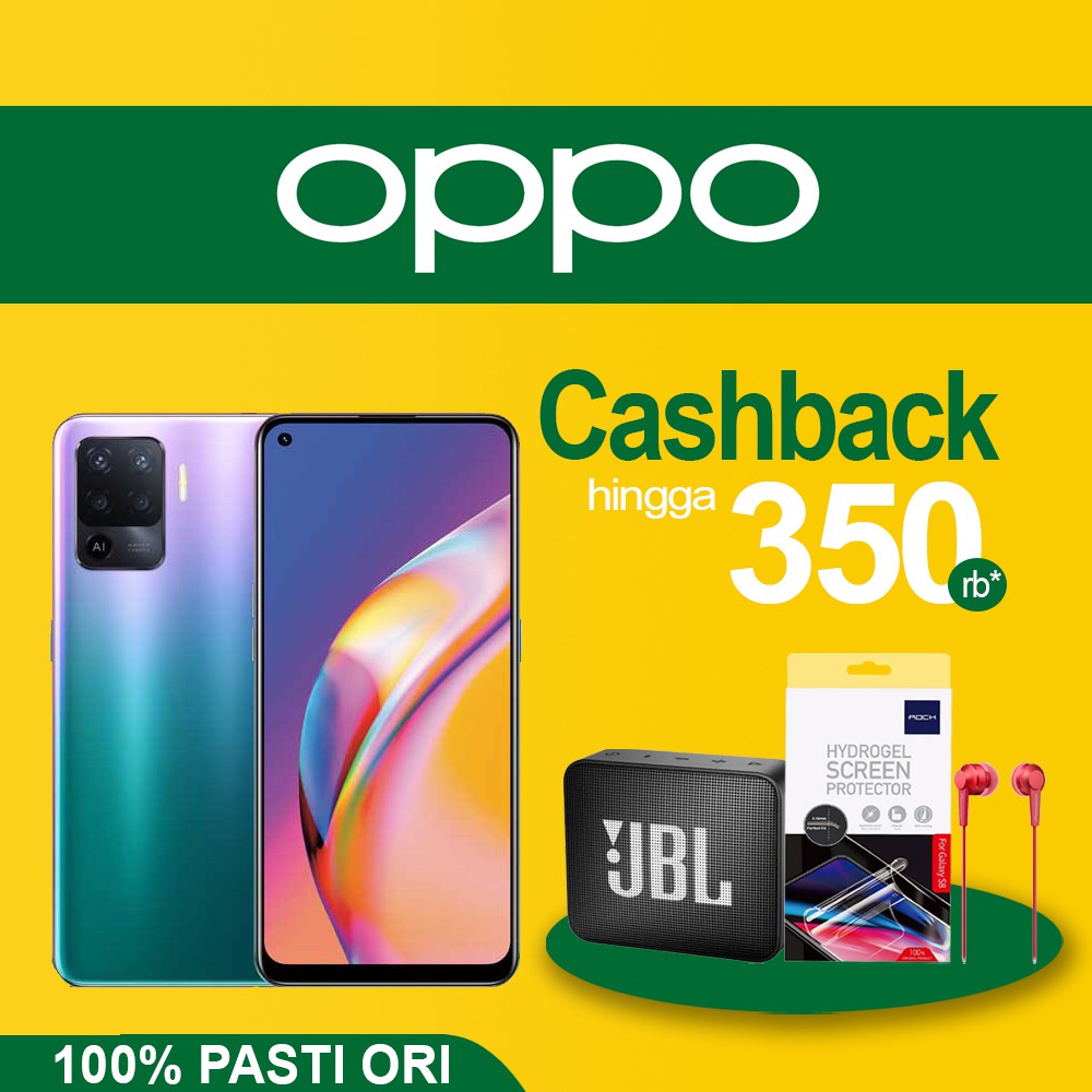 OPPO Reno 5F Reno5 F 8/128GB Reno5F 5 F Garansi Resmi 8 GB 128 GB