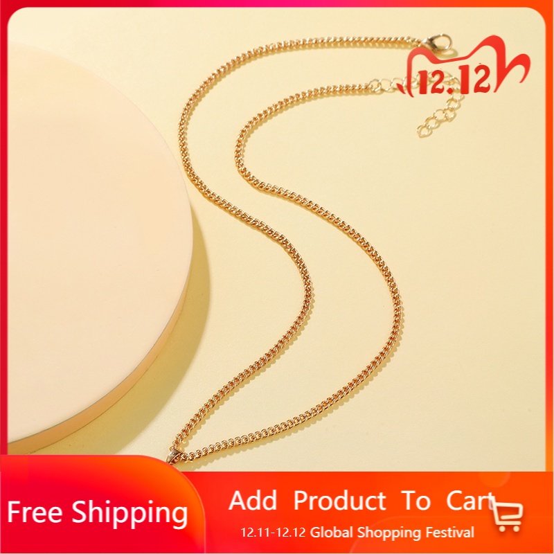 Kalung Salib Titanium,Anti Karat,Gold,Silver,Wanita Pria,Fashio Aksesori Hadiah