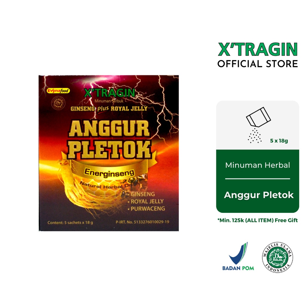 

X'TRAGIN Anggur Pletok Minuman Bubuk