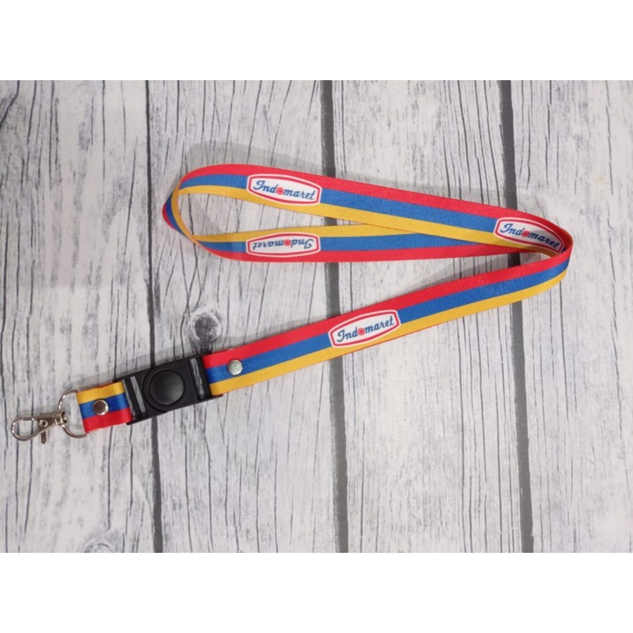 Lanyard Indomaret Custom Indomaret Full Color Surabaya