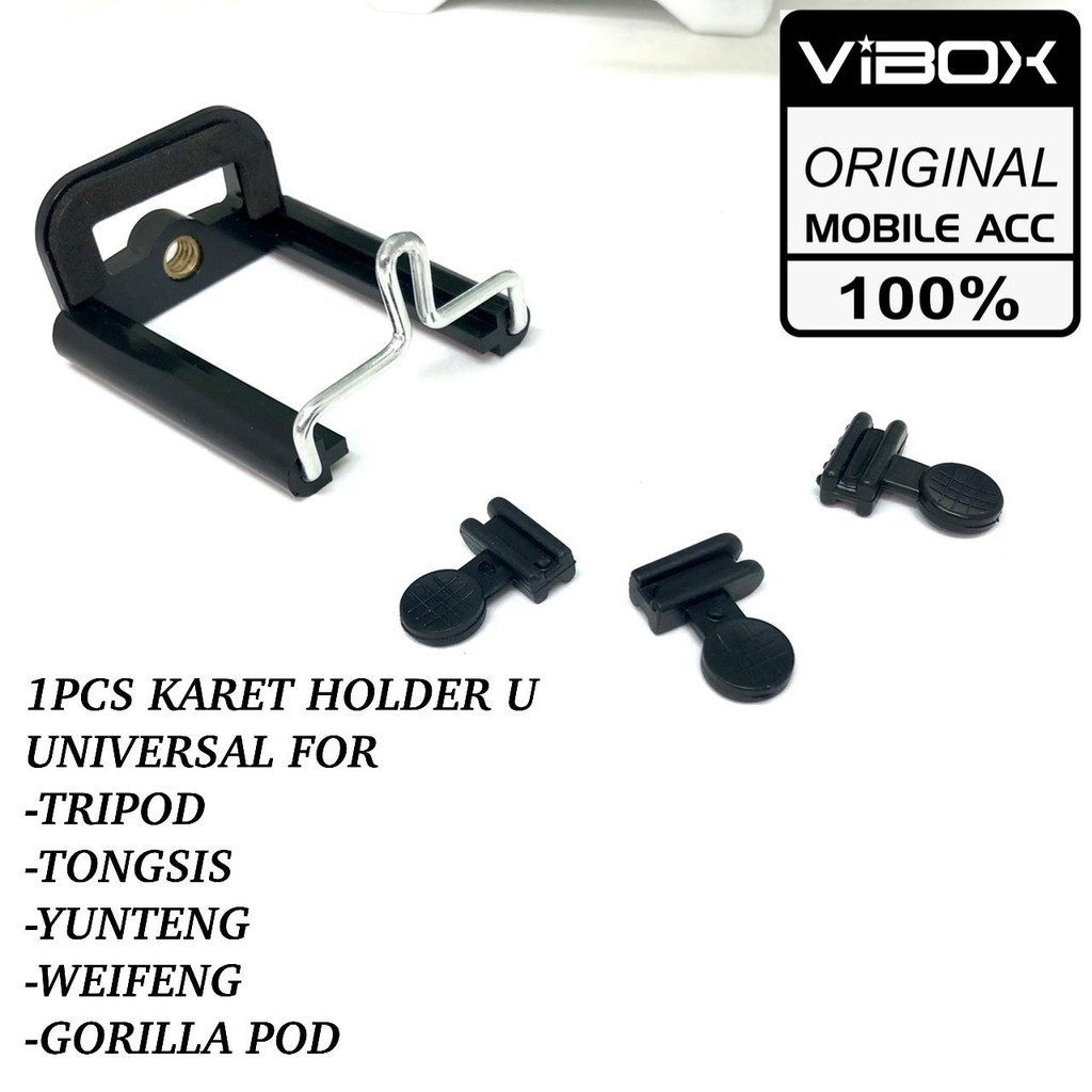KARET VIBOX ANTI SLIP HOLDER U BUAT TONGSIS HOLDER TONGSIS DAN TRIPOD YUNTENG WEIFENG UP55