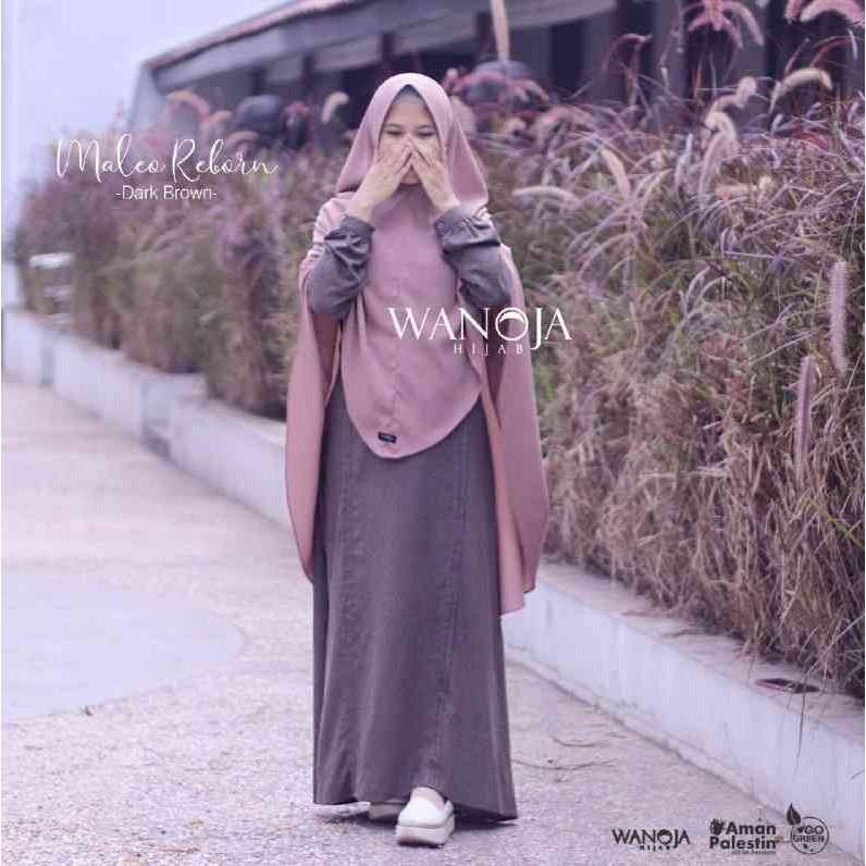 MALEO DRESS || Gamis Syari Original By Wanoja Hijab