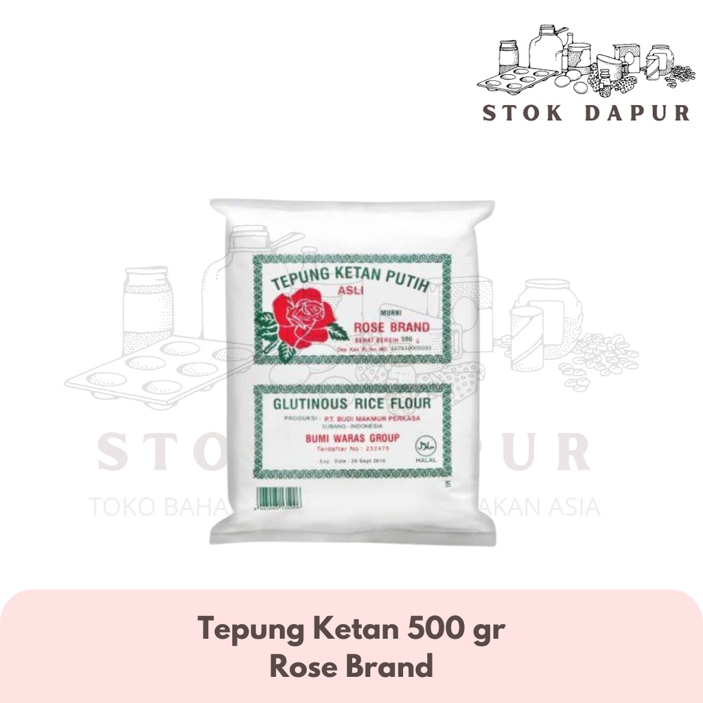 

Tepung Ketan Rosebrand 500gr