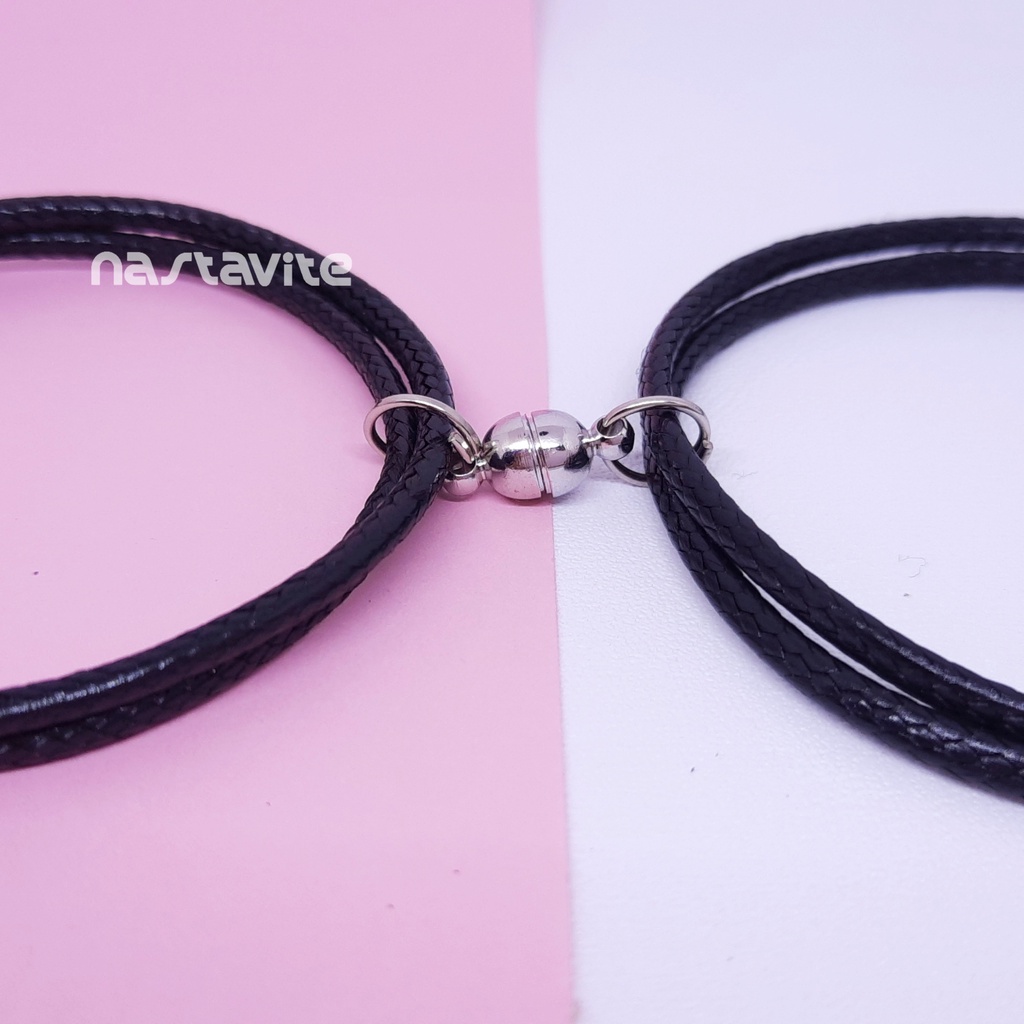 Gelang couple magnet sahabat pacar bestie murah tali korea