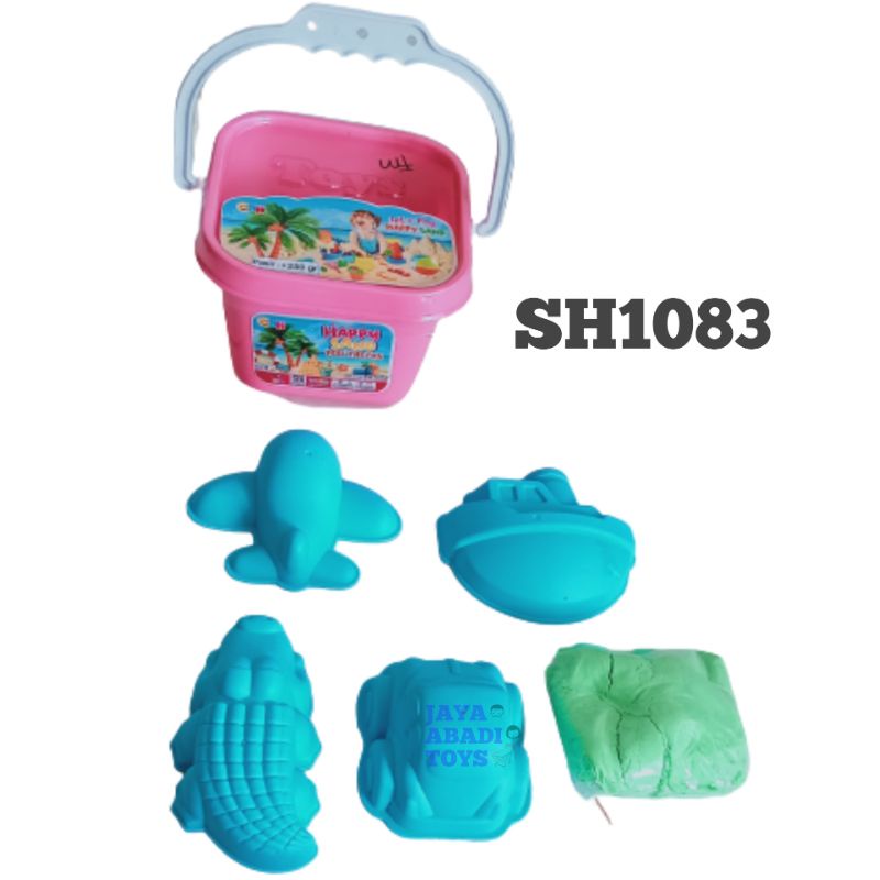 SH 1083 - MAINAN PASIR AJAIB EMBER / MAGIC SAND CONTAINER / PASIR KINETIK KOMPLIT CETAKAN SH1083