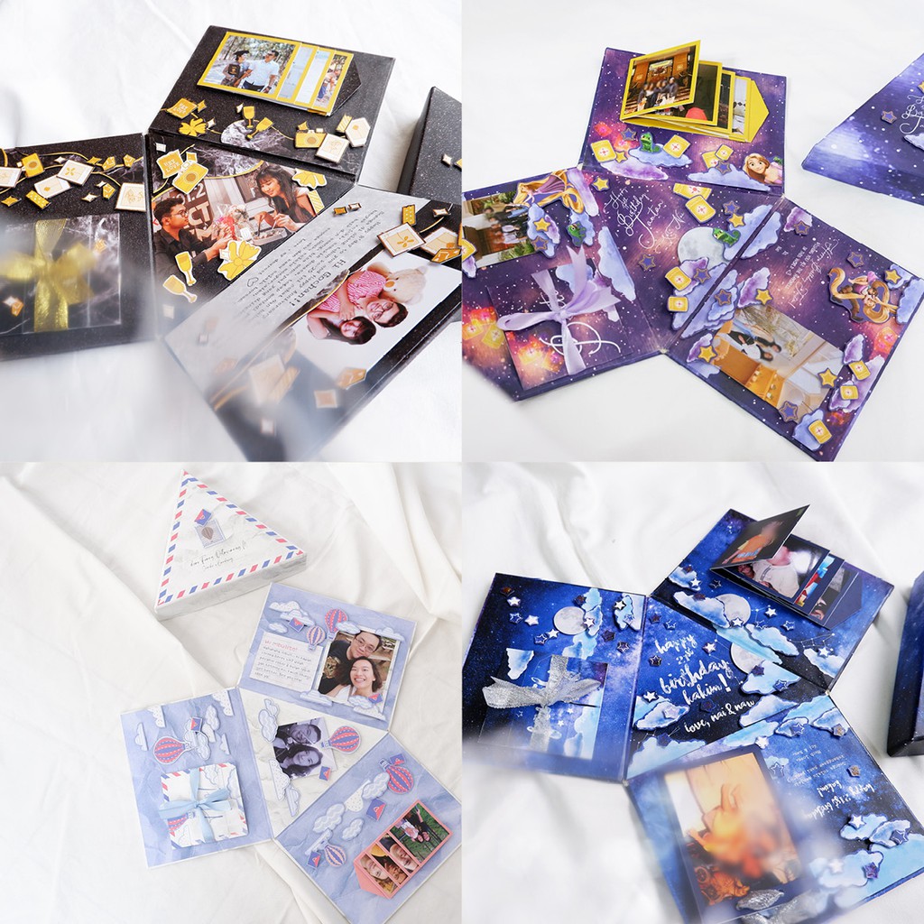 

TRIANGULAR EXPLODING BOX