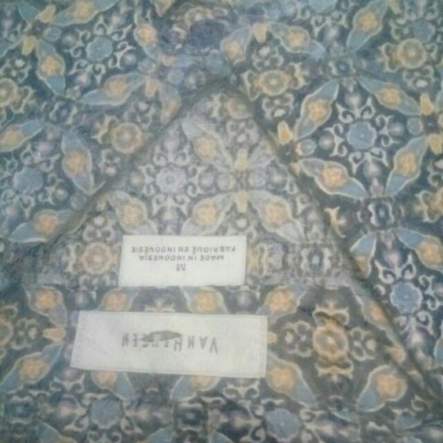 Atasan Kemeja Wanita Motif Batik (vh02 Ethnic Shirt)