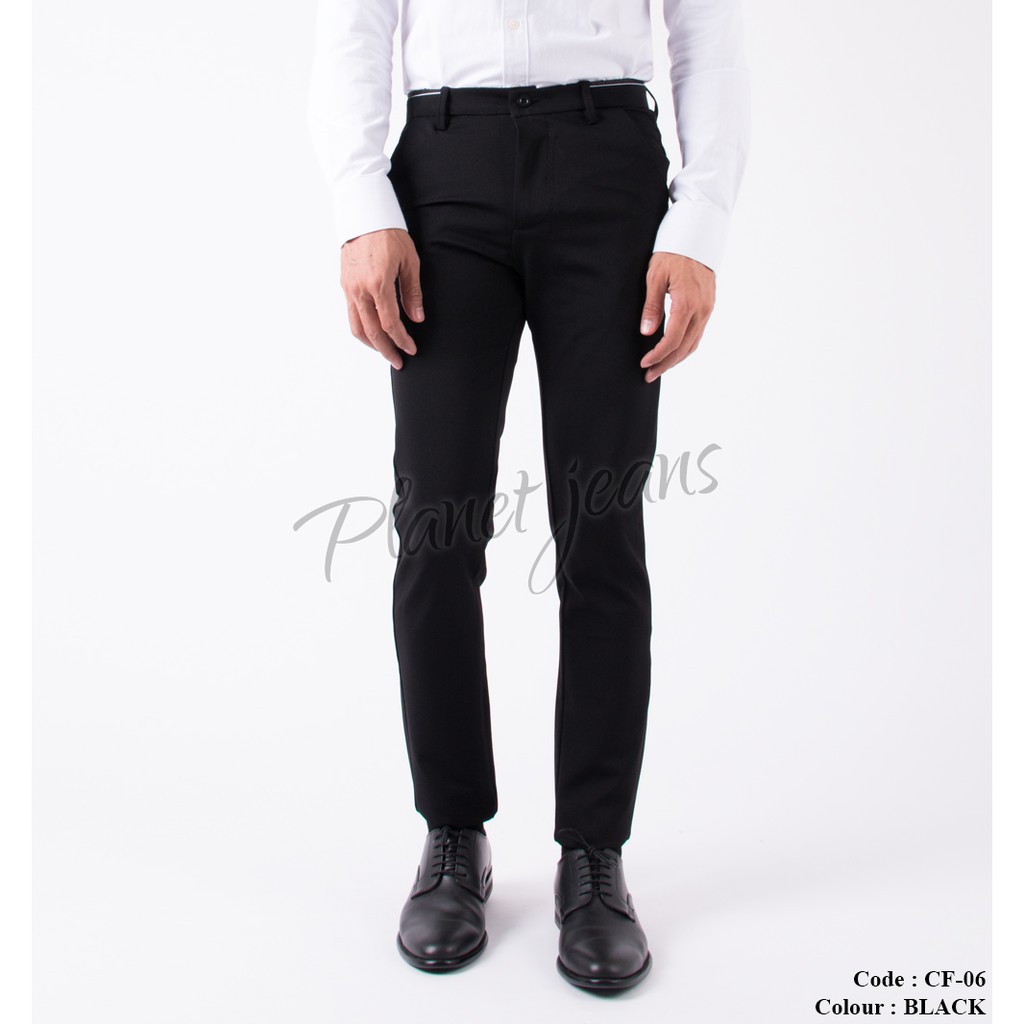 Celana Kain Bahan Stretch Kerja Slimfit Pria Formal Celana Kain Bahan Stretch Kerja Slimfit Pria Formal