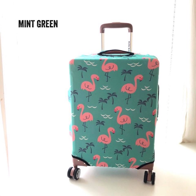 READY STOCK FLAMINGO LUGGAGE COVER