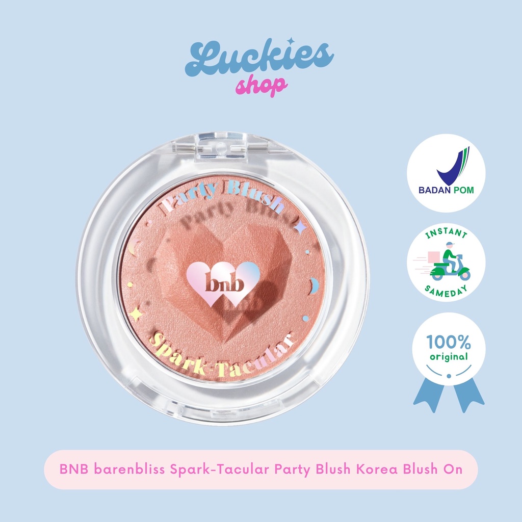 BPOM BNB barenbliss Spark-Tacular Party Blush Korea Blush On Pallete Make Up Blushon Makeup Perona Pipi