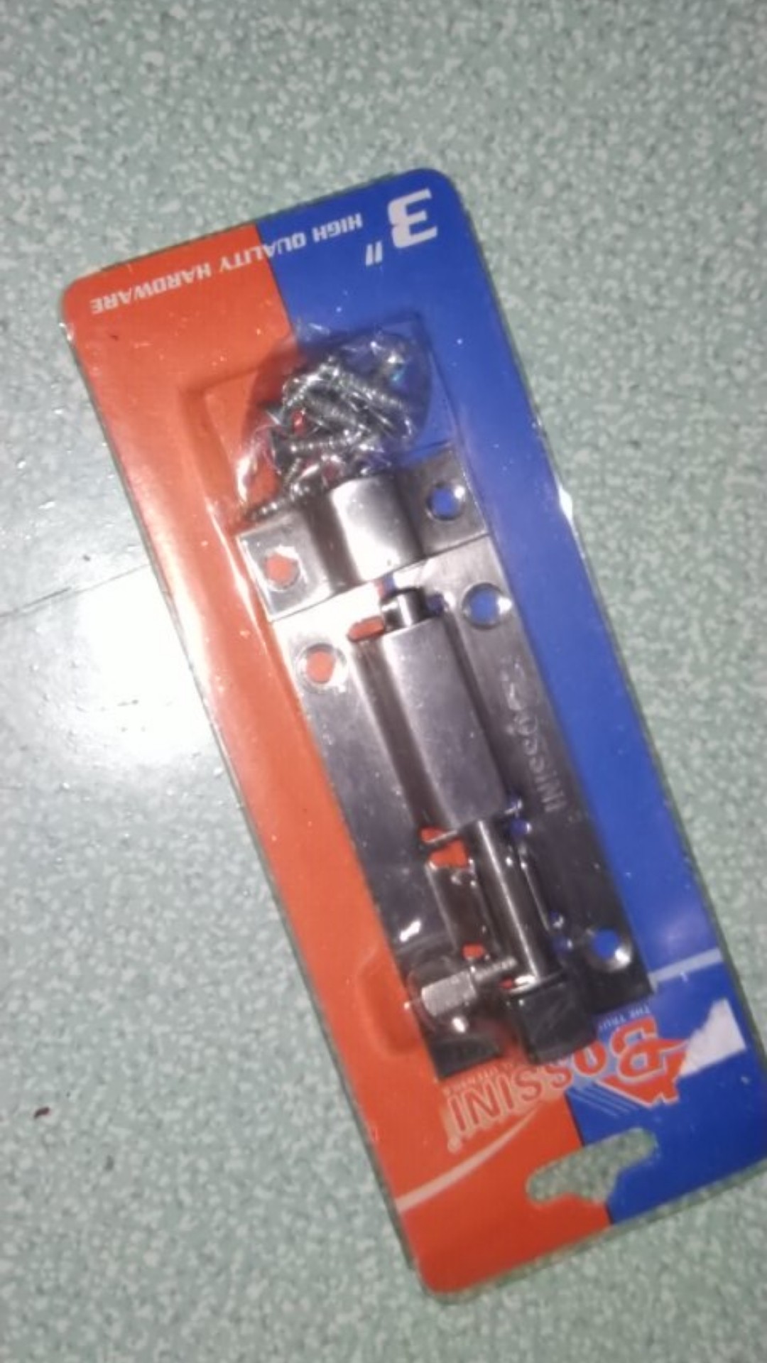 Grendel Slot Stainles 3 Inch | Selot Stanles