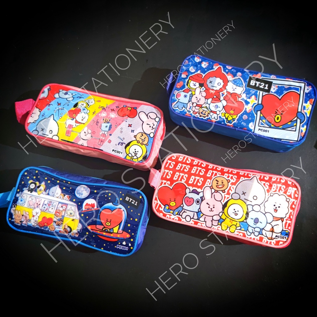 

Tempat pensil resleting kpop BT21