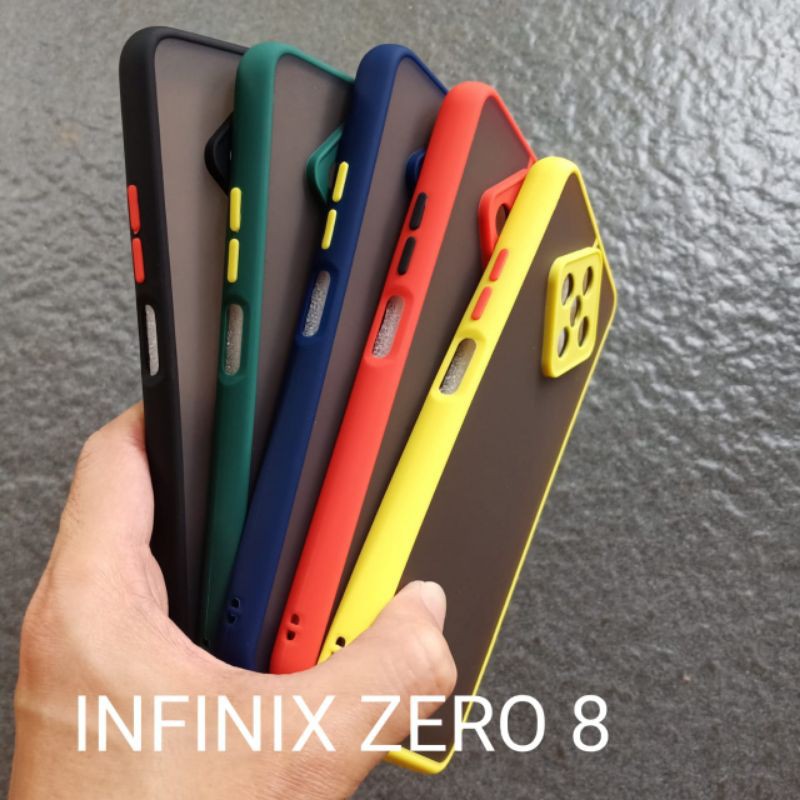 Case infinix Zero 8 . Note 7 my choice soft softcase softshell silikon cover