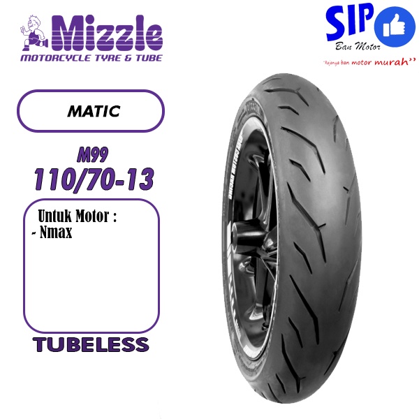 Ban motor Nmax Mizzle M99 110 70 13 tubeless