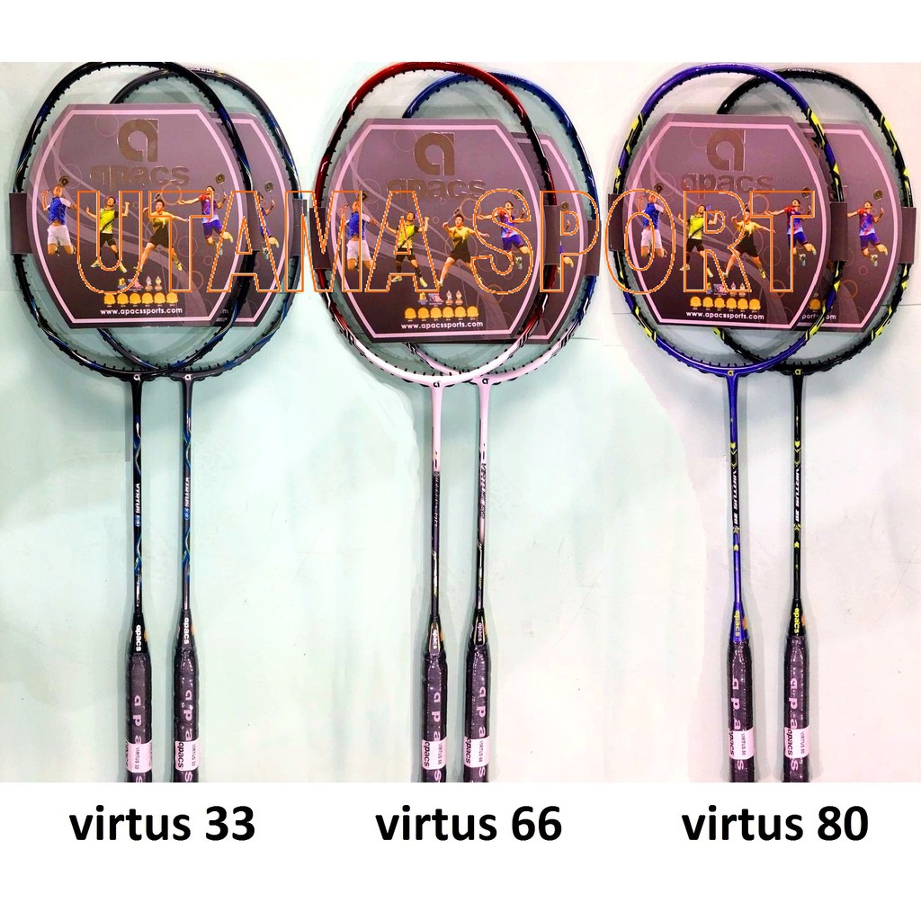 Raket Badminton APACS Virtus Original 35 Lbs