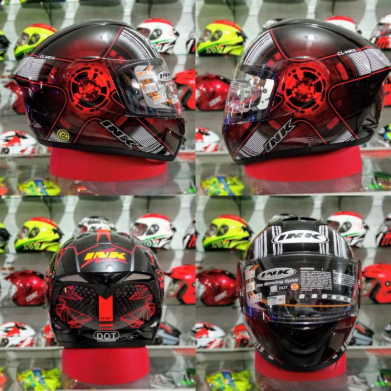 HELM INK CL-MAX NEW MOTIF SOLID SERIES 100% ORIGINAL SNI-DOT-4