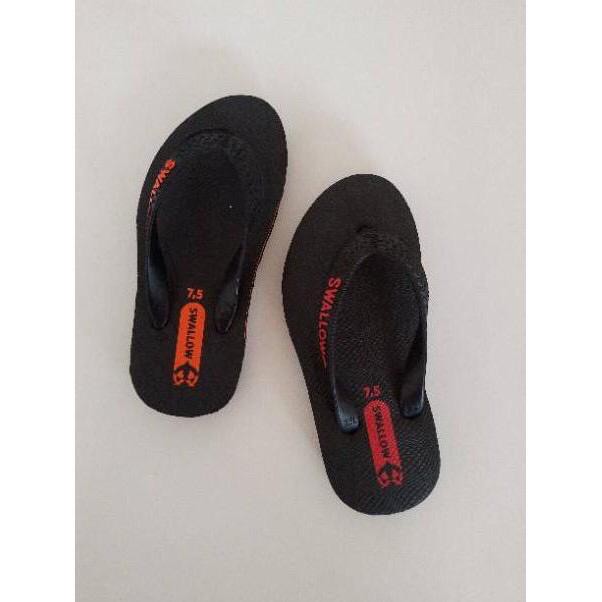 SANDAL JEPIT BY SWALLOW BLACK PEARL M - 02-7,5 MERAH (18 CM)