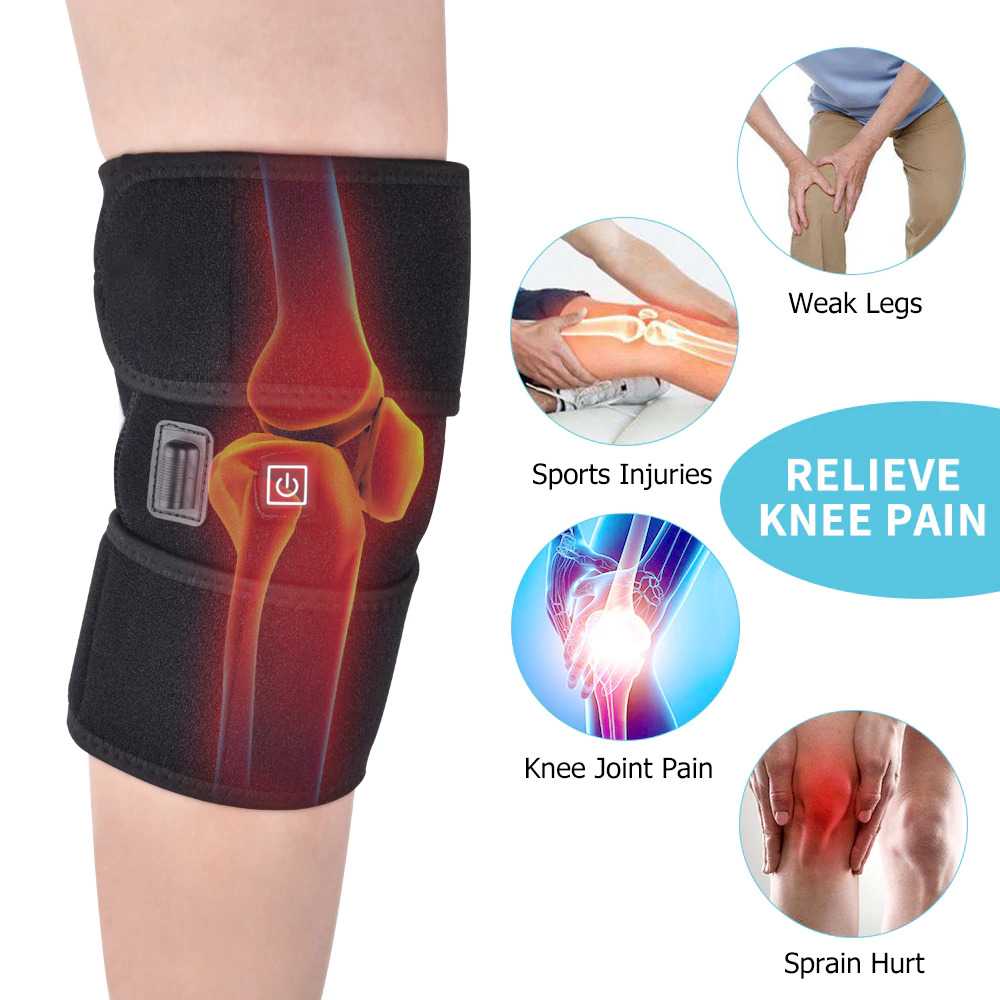 Hailicare Pelindung Lutut Heating Therapy Knee Support Compression