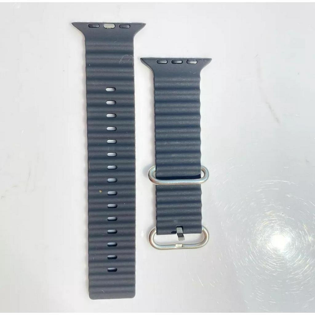 (BW) strap silicon ultra 42/44/45mm strap rubber ultra strap smartwatch ultra strap iwatch ultra strap gelombang ultra strap lembut ultra