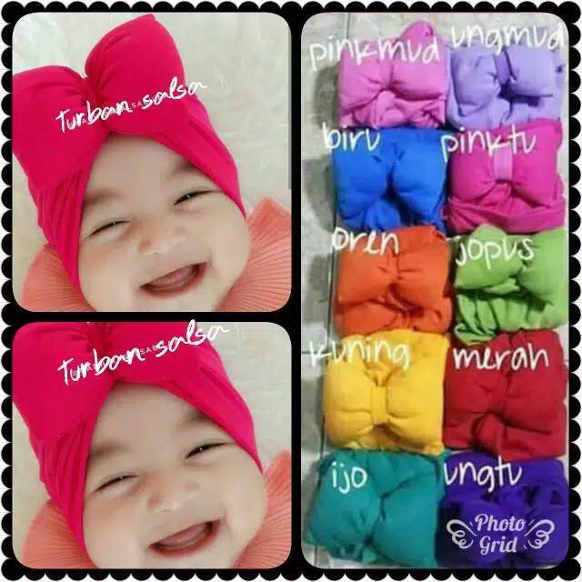 Turban Salsa / Turban Bayi / Turban Balita / Turban Anak