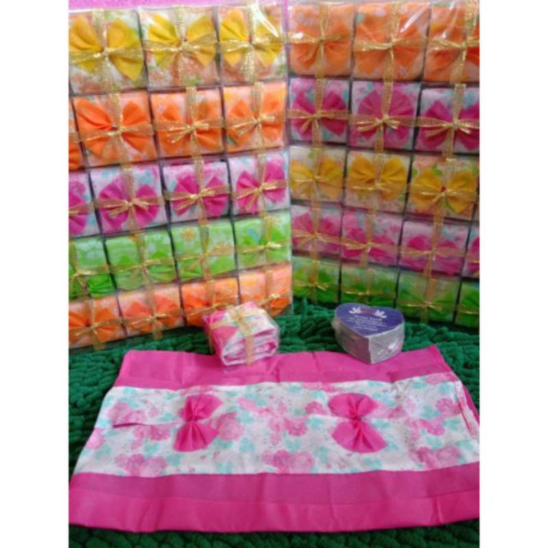 Isi 50 pcs Tempat Tissu Puring Mika