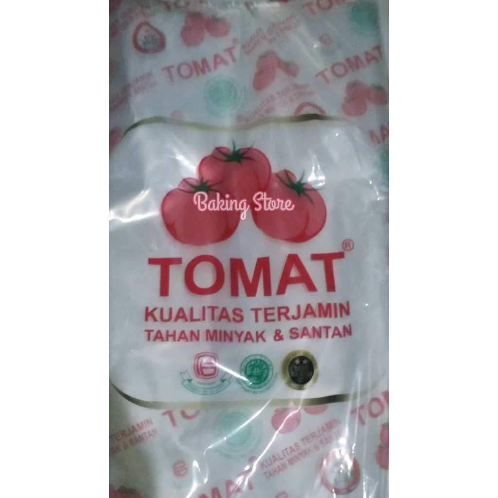 Kantong PE PE  Tomat Lebar 10cm-20cm. Berat sekitar 200gr