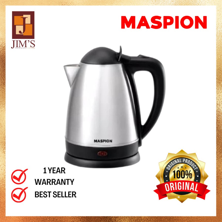 Maspion MEK-1802 KS / MEK1802KS Teko Listrik / Electric Kettle 1.8L