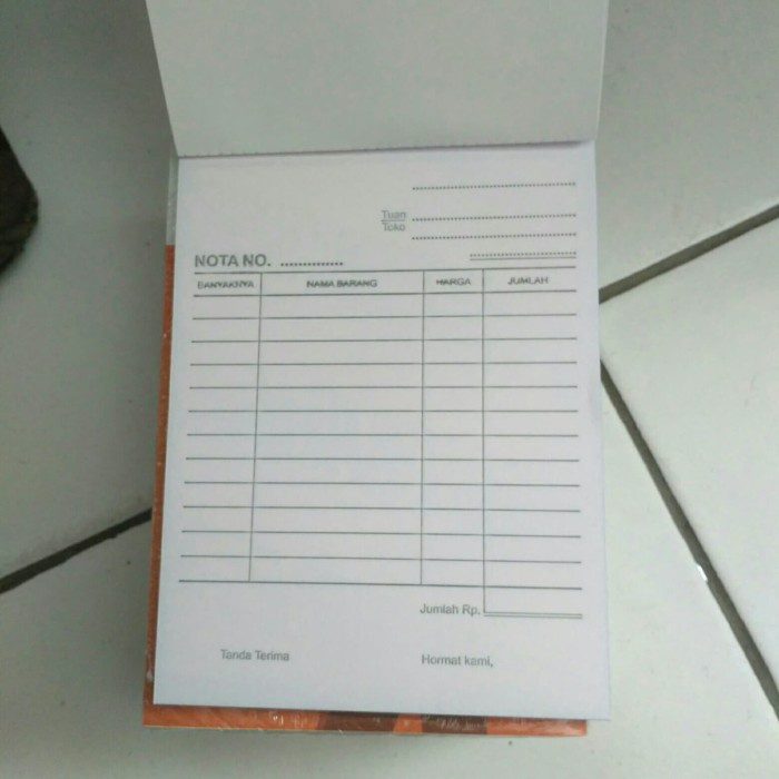 

Hemat Nota Kontan 3 Play Isi 25 Sheet/Pack Isi 10 Trendi