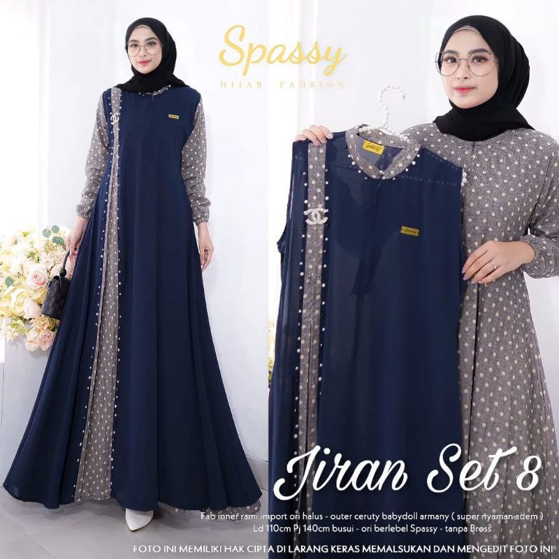 jiran set 8 ori spassy
