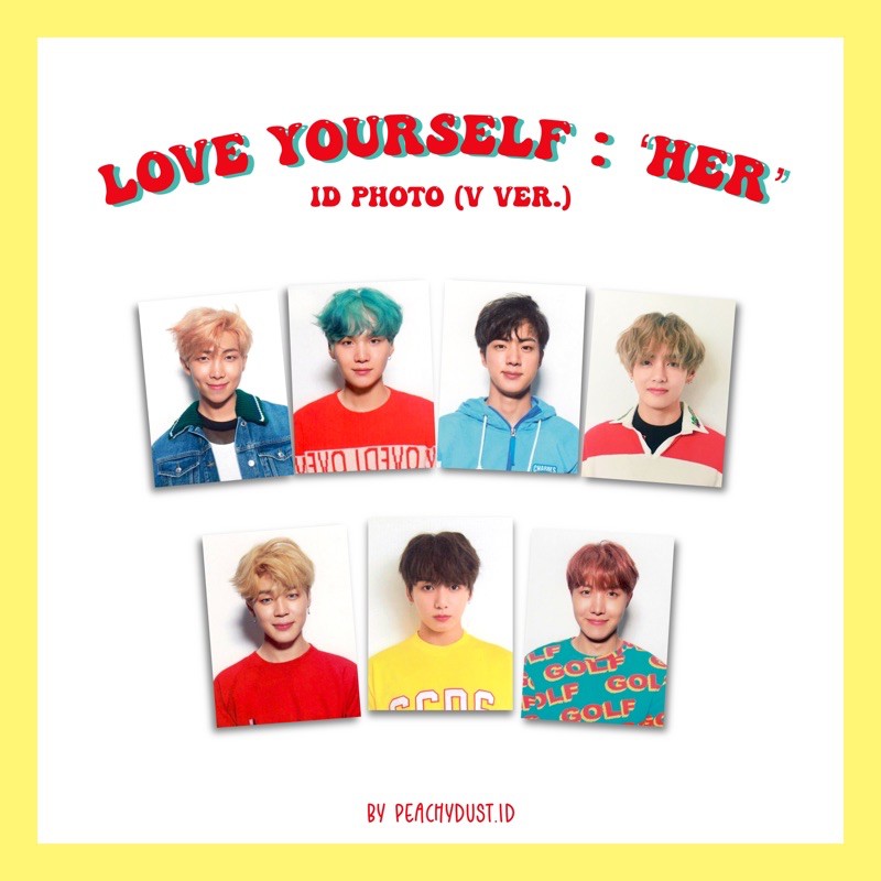 PAS FOTO/ID FOTO BTS Love Yourself : Her (V Ver.)
