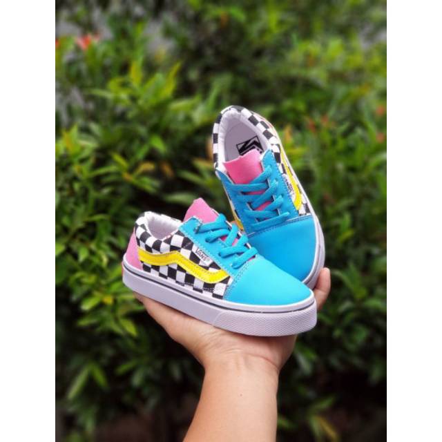 SEPATU ANAK VANS CATUR RAINBOW PREMIUM QUALITY VANS CATUR ANAK RAINBOW