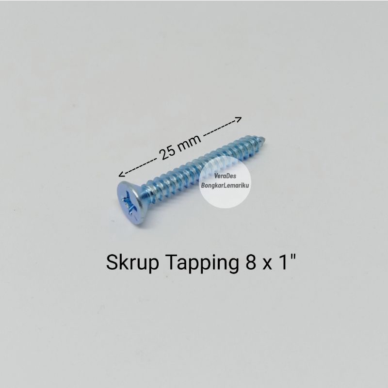 Skrup Tapping 8 x 1&quot;